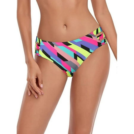 RELLECIGA Women’s Swimsuit Strappy Bikini Swim Bottom Full Coverage Swimwear Bathing Suits RELLECIGA Women’s Swimsuit Strappy Bikini Swim Bottom Full Coverage Swimwear Bathing Suits