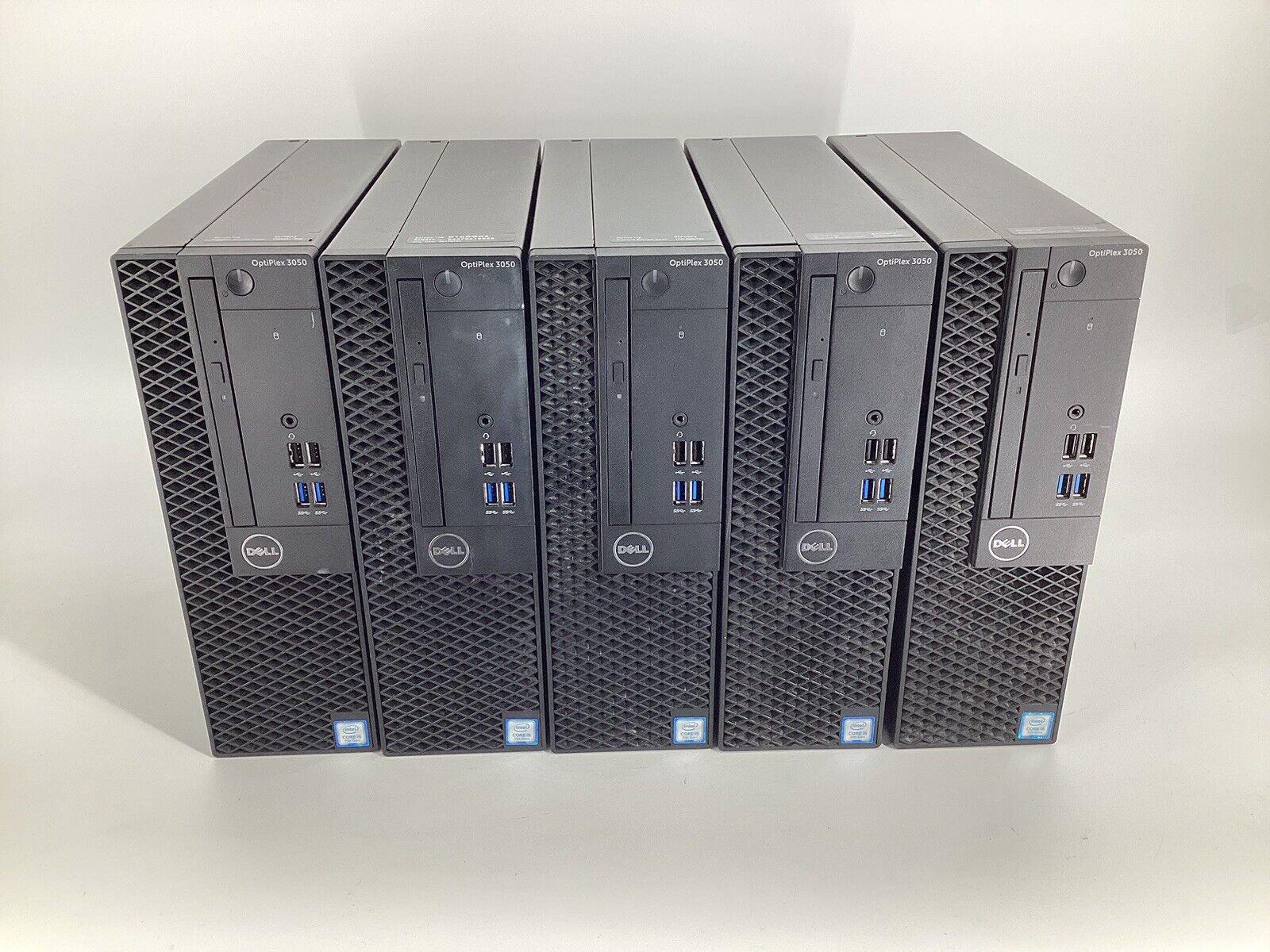 LOT OF 5 Dell OptiPlex 3050 SFF (Core i5-7500 @3.4GHz, 8GB RAM No SSD, No OS) PC