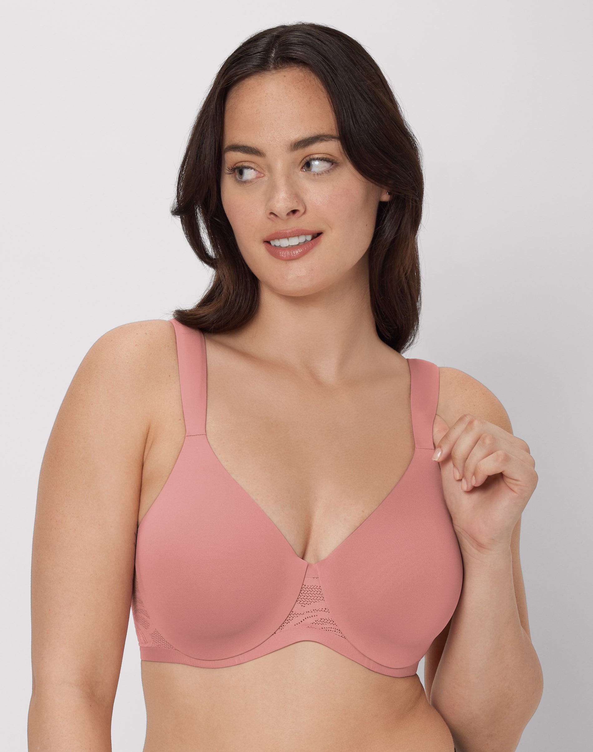 Bali’s Coolest Smoothing Underwire T-Shirt Bra Rose Tea 40D Women’s