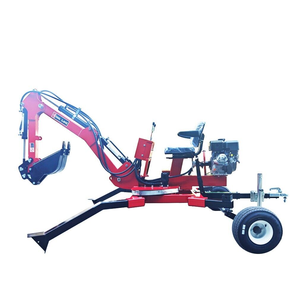 mini towable small backhoe excavator Trench 0.016 cbm Bucket a power of 15HP mini towable small backhoe excavator Trench 0.016 cbm Bucket a power of 15HP