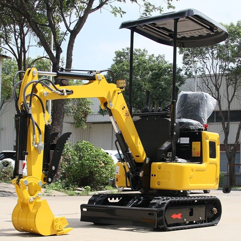 FREE SHIP Mini Excavator 1 Ton Digger 13.5hp Gas Tracked Crawler B&S EPA Engine