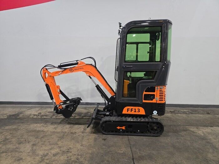 2024 INDUSTRIAL FF-13 TRACK GASOLINE CAB MINI EXCAVATOR STK 14878
