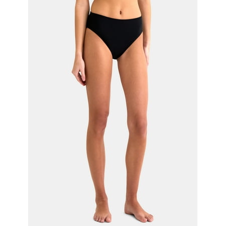 Time and Tru Women’s and Women’s Plus Mid-Rise Bikini Bottoms, Sizes S-3X