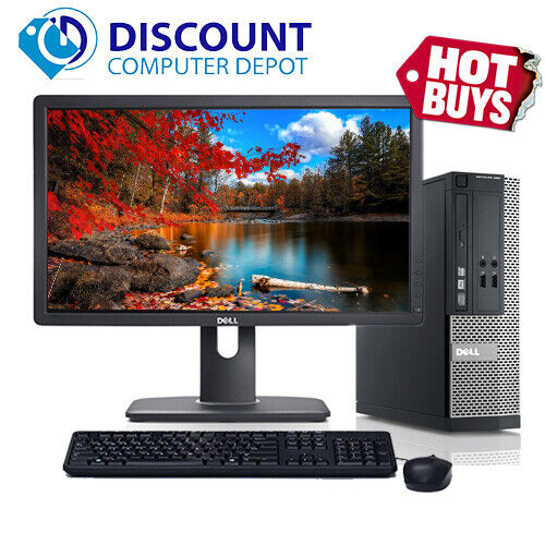 Dell OptiPlex Desktop Computer PC i3 3.1GHz 8GB 250GB HDD 22″ LCD Windows 10 Pro