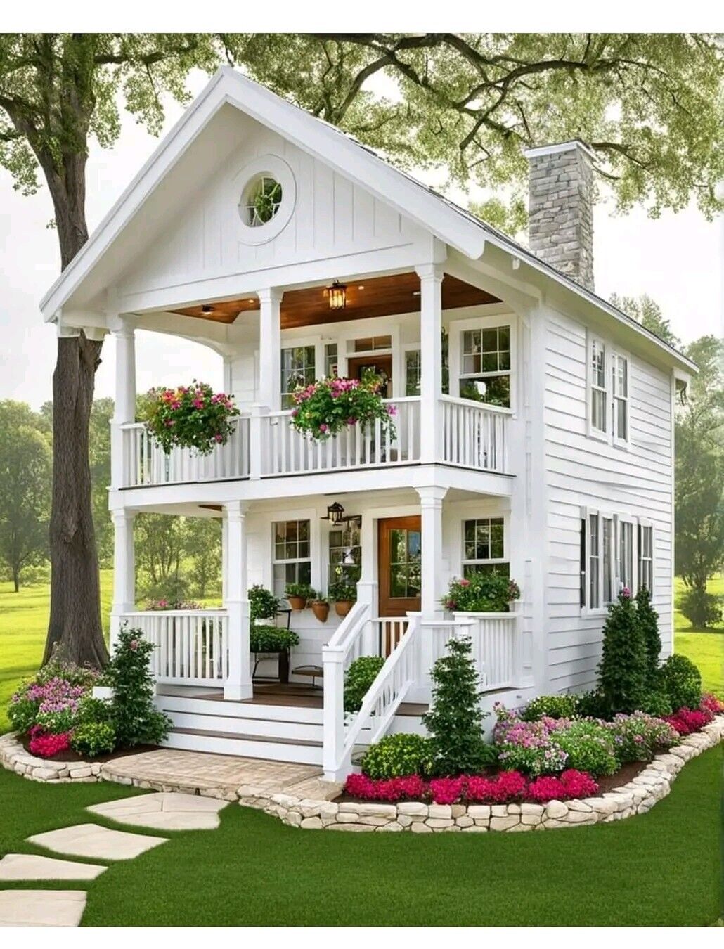 Toffee 2 story wooden tiny home with 3 bedrooms one bathroom