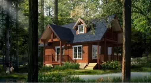 Squirrel Cabin style 3 bedroom tiny home with kitchen