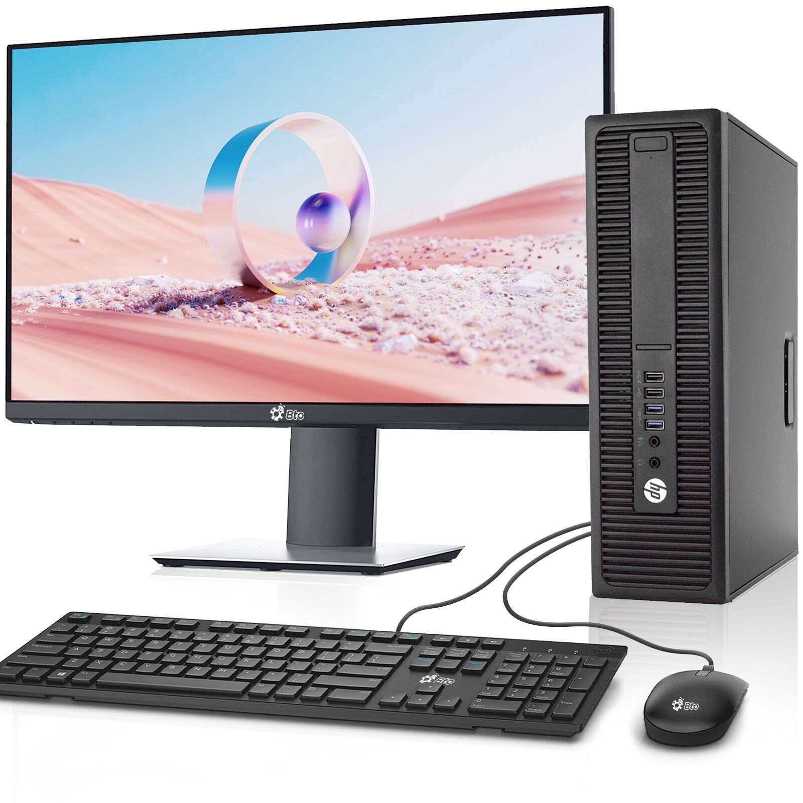 HP SFF Desktop Computer PC Intel i5-6500 16GB 256GB SSD 1TB 22″ LED Wi-Fi Win 10
