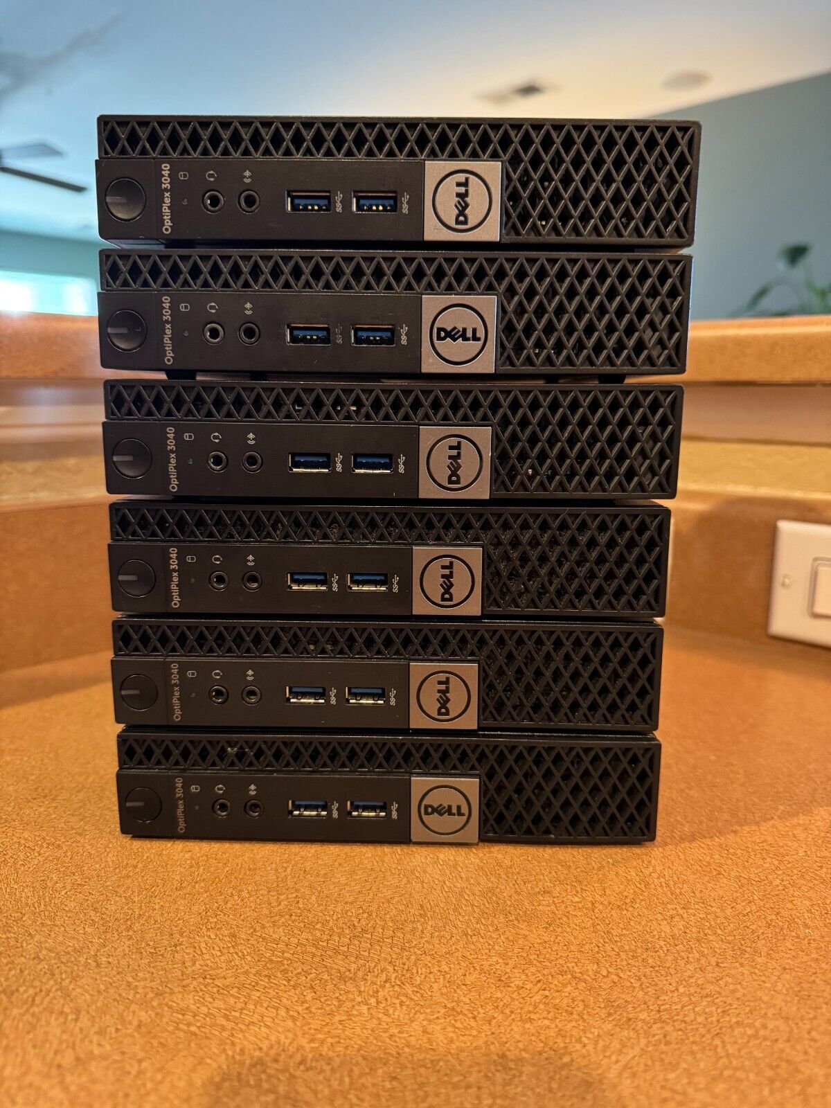 Lot – 6 Dell OptiPlex 3040 Micro i5-6500T 2.5GHz 8GB RAM 256GB SSD + AC Adapter