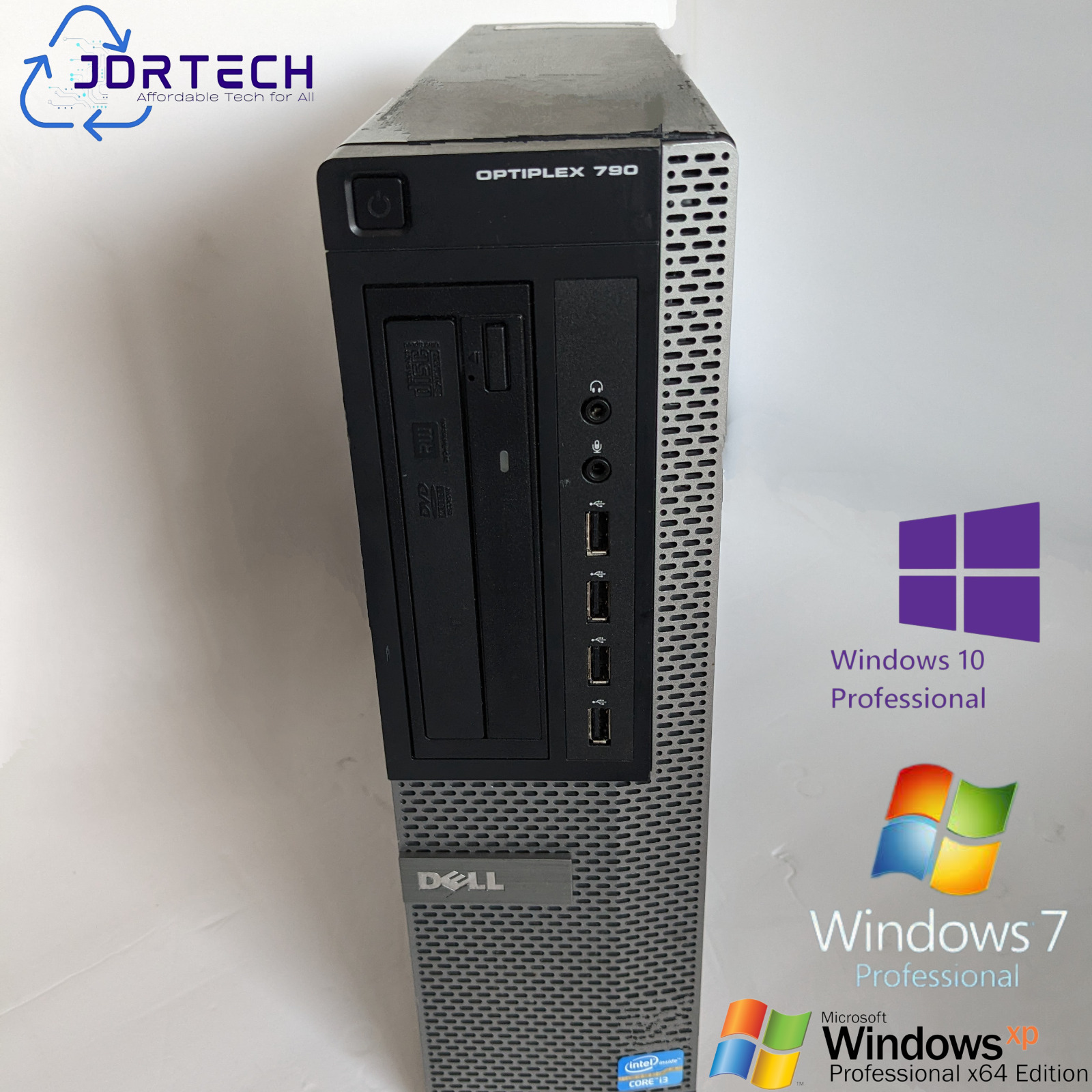 Customizable Retro Desktop Dell Optiplex 790 SFF Intel Core i7 SSD 4GB W10/W7/XP