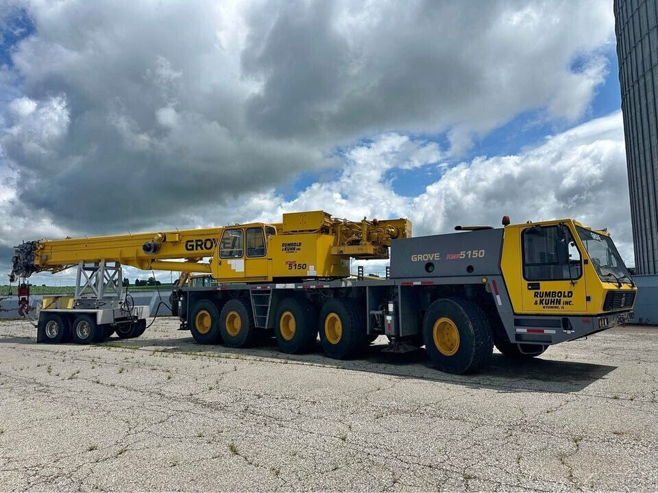 1994 Grove KMK5150 Crane 15,578 Hours 150-Ton Capacity Spare Parts