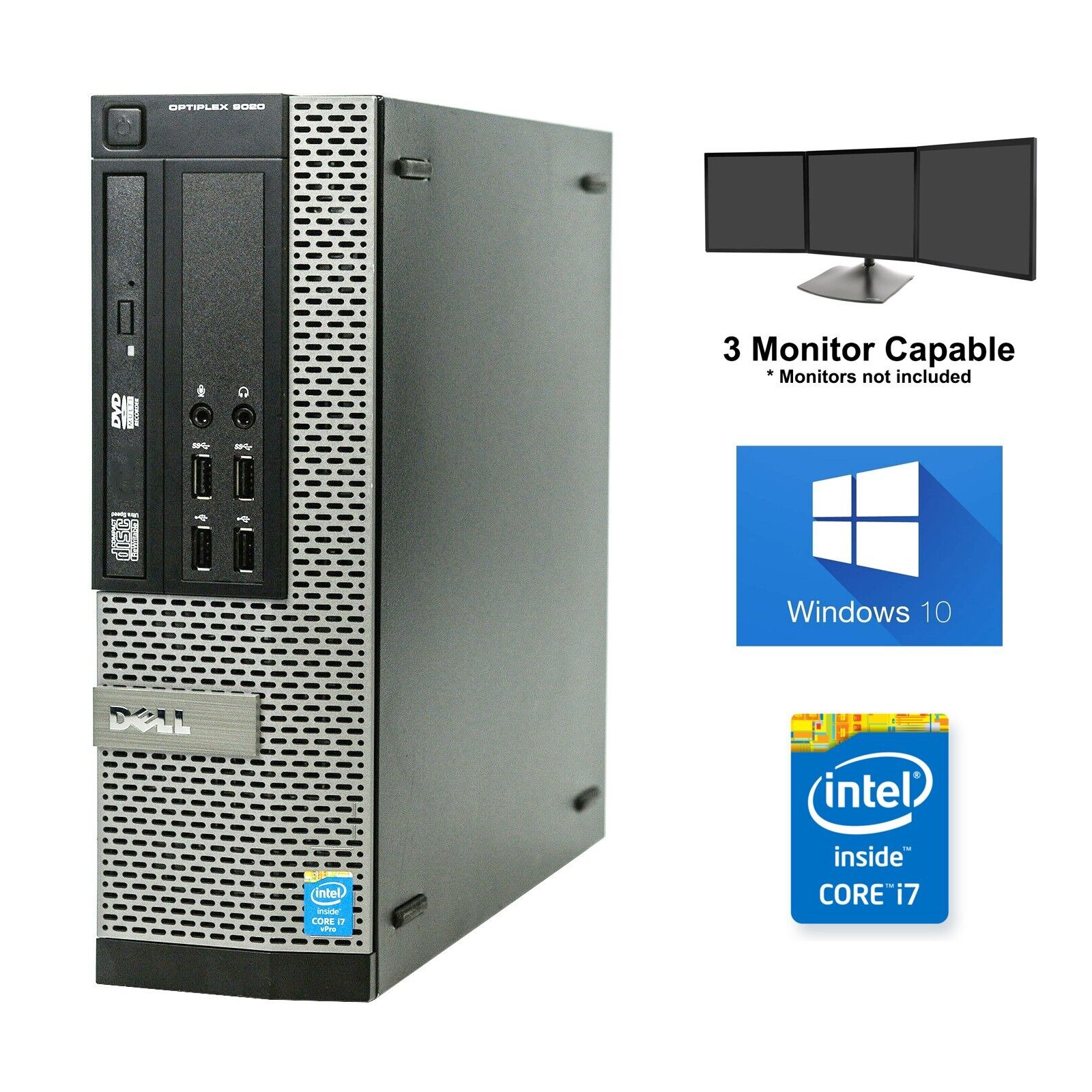Dell OptiPlex 9020 SFF Core i7 32GB Ram 1TB SSD Windows 10 Computer Desktop WIFI