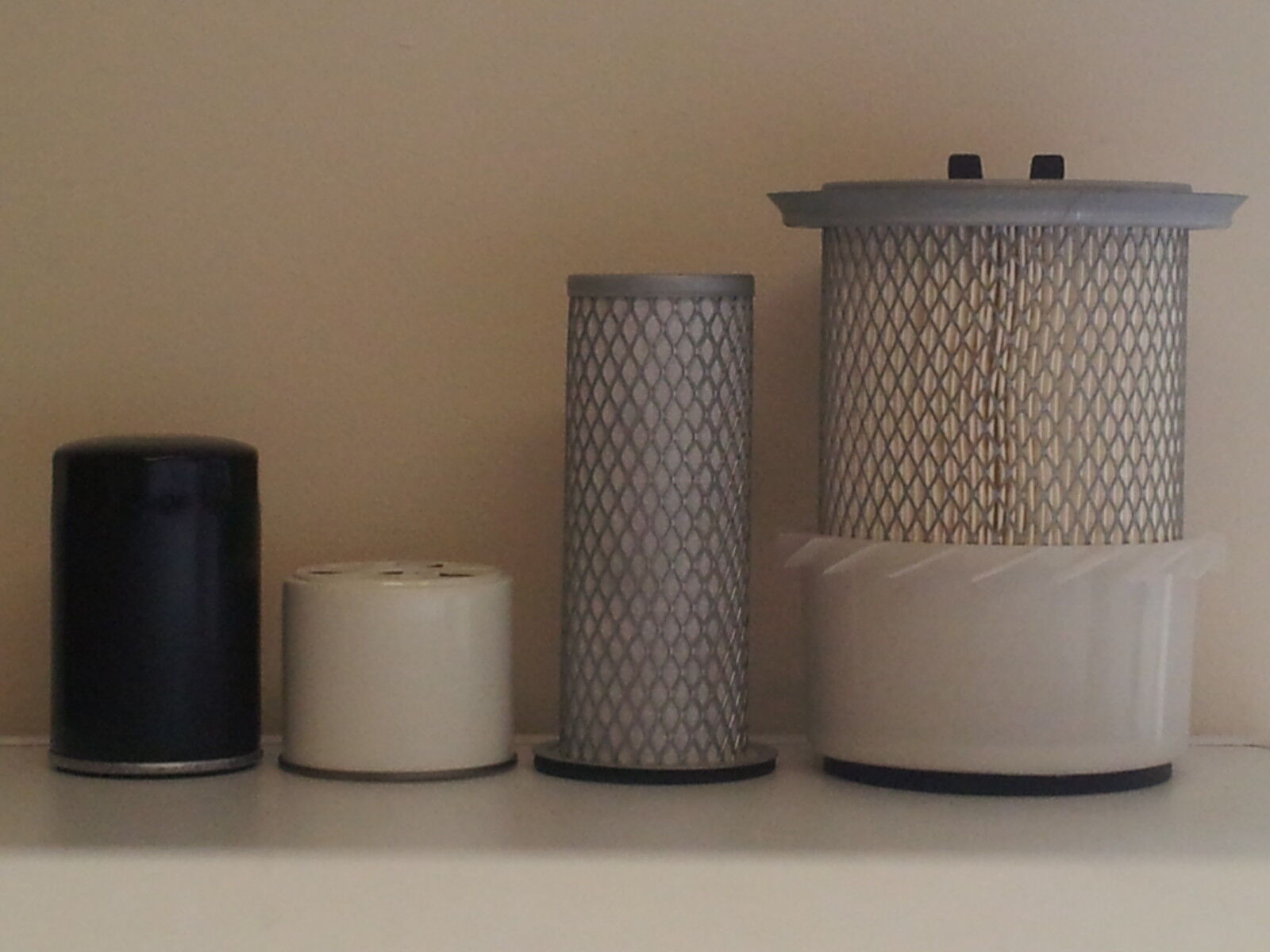 Filter Service Kit Suits JCB 1CX HF Backhoe w/Perkins 104-22, 104C-22 Engs.