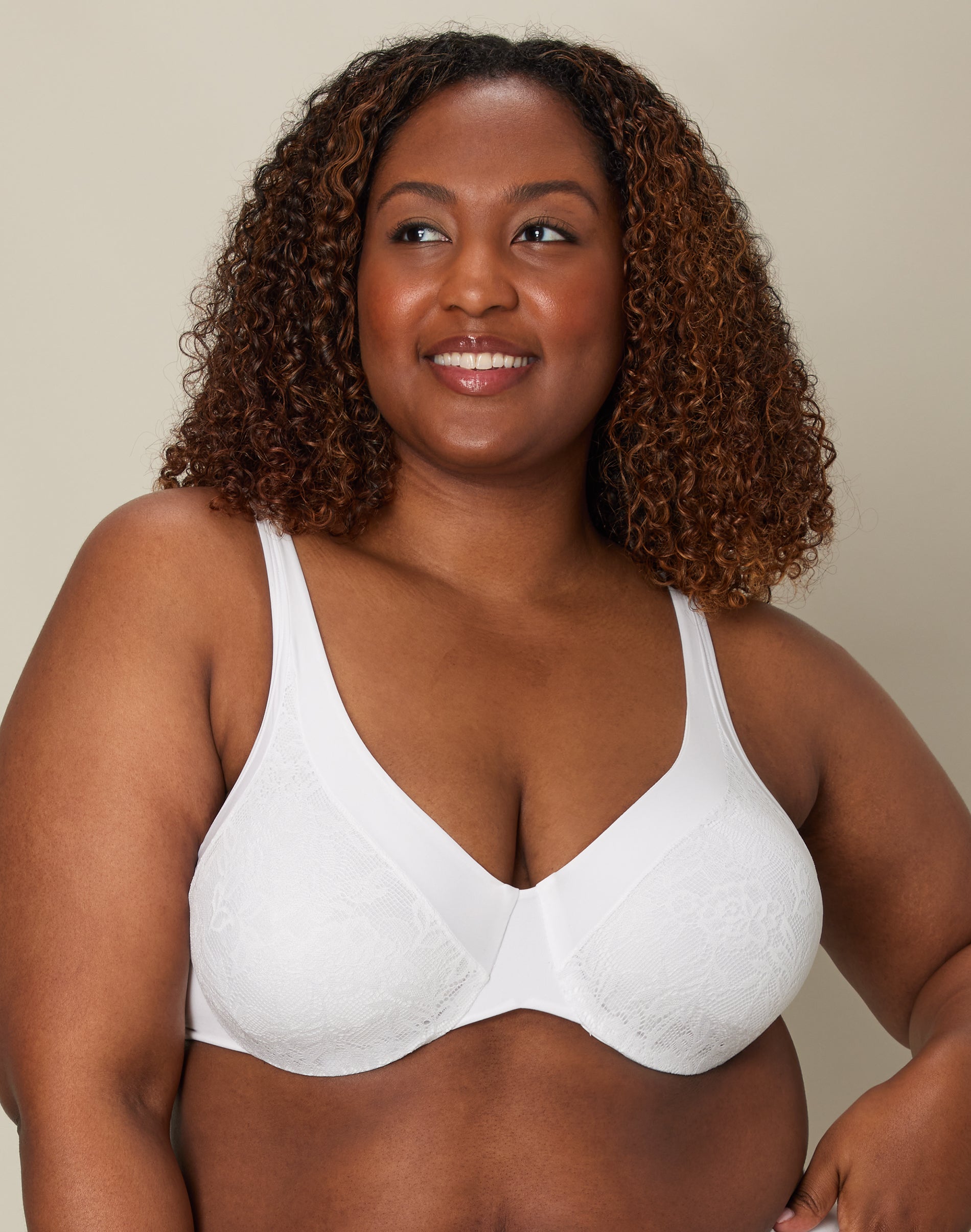 Playtex Secrets Ultra Soft No Poke Dreamwire Underwire Bra White 38DD Women’s