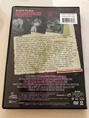 Jayne Mansfield Story [DVD] [1980] [Region 1] [US Import] [NTSC] – DVD  F4LN The