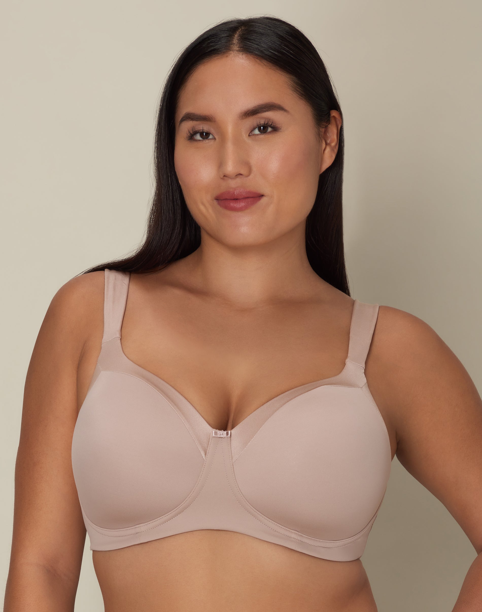 Playtex Secrets Balconette Full-Figure Wireless Bra Evening Blush 36D Women’s