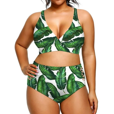 Rivelino Womens Plus Size Bikini Swimsuits High Waisted Two Piece Bathing Suits Rivelino Womens Plus Size Bikini Swimsuits High Waisted Two Piece Bathing Suits