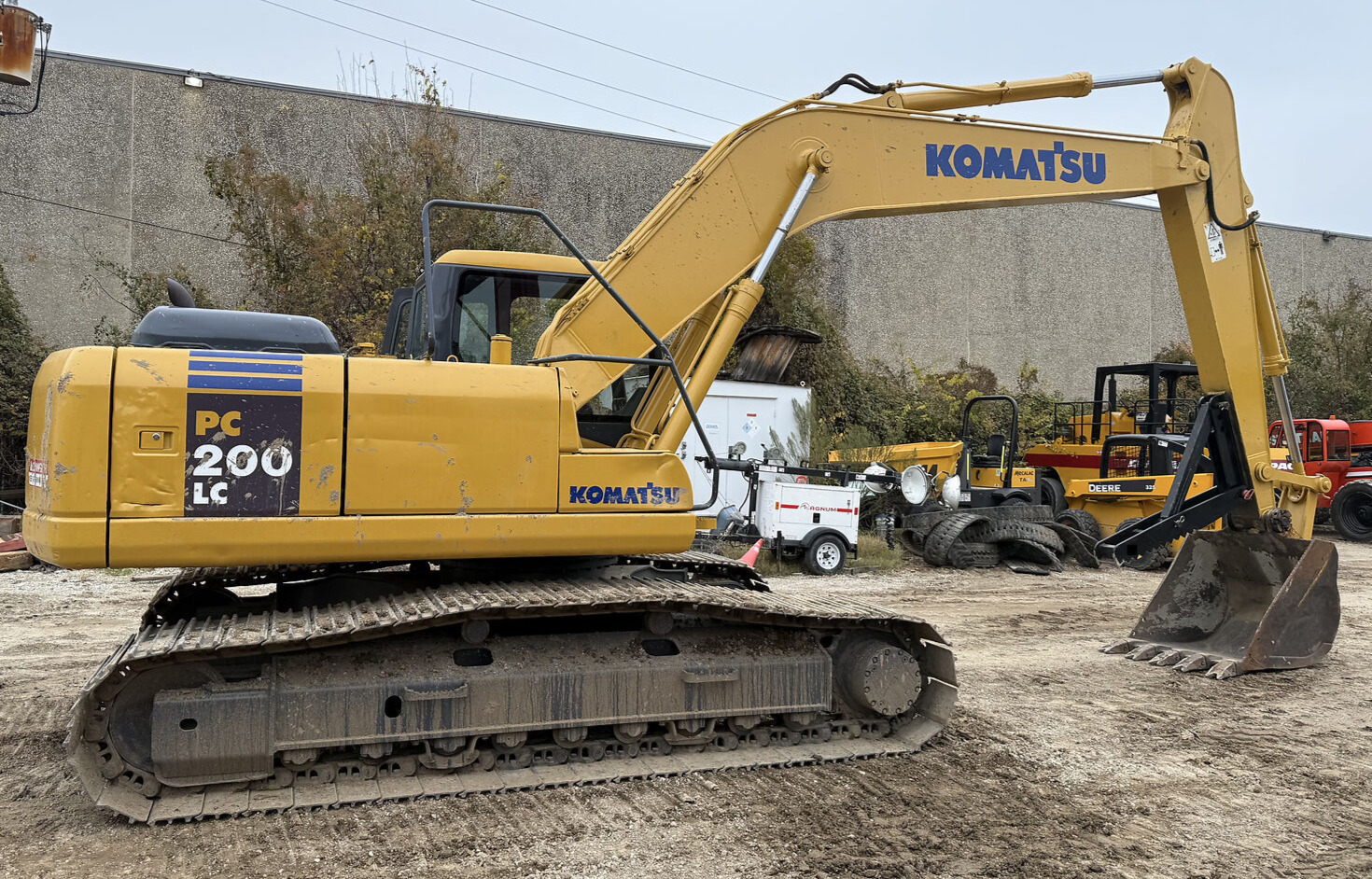 KOMATSU PC200LC-7 Crawler Excavator; Manual Thumb; OPERATION VIDEO