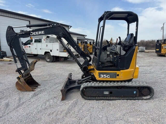 2018 John Deere 35G Mini Ex Excavator Trackhoe 918 Hours Used