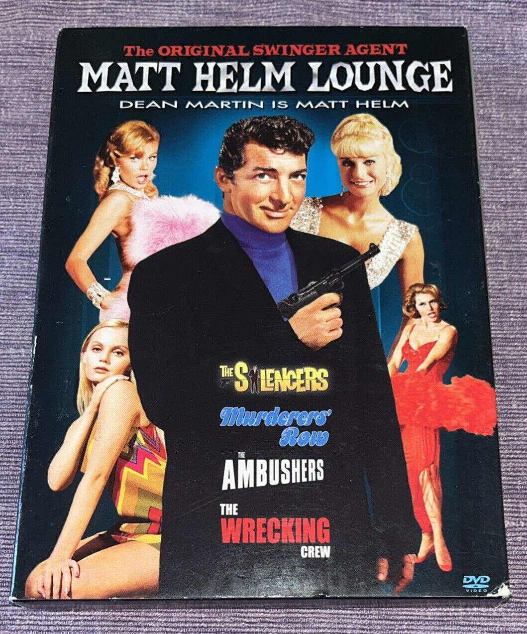 Matt Helm Lounge 4 DVD Set – The Wrecking Crew/Silencers/Ambushers – Dean Martin