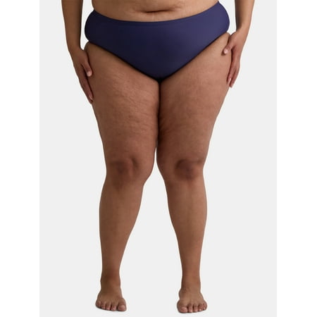 Time and Tru Women’s and Women’s Plus Classic Bikini Bottoms, Sizes S-2X