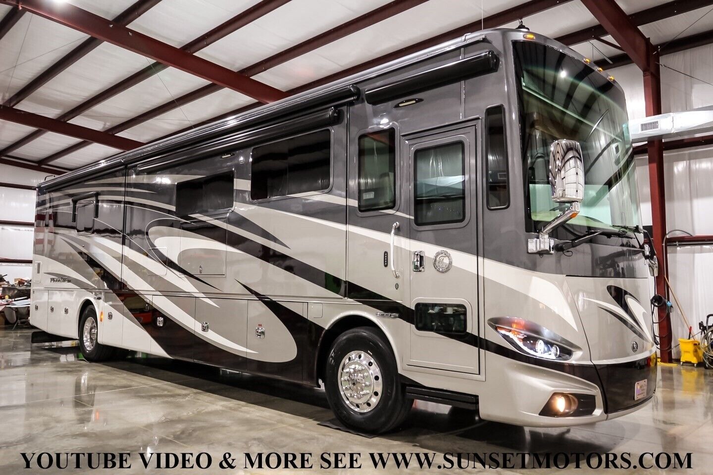 2018 TIFFIN PHAETON 40IH 380 HP CUMMINS NEW TIRES BATH & HALF KING BED SEE VIDEO