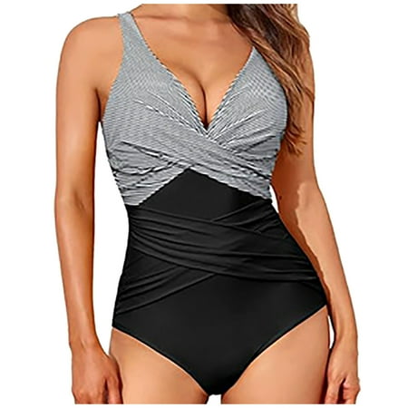 Plus Size Swimsuits for Women One Piece Trade High Waist Tight Display Sports Surfing Swimsuit Black XL Plus Size Swimsuits for Women One Piece Trade High Waist Tight Display Sports Surfing Swimsuit Black XL