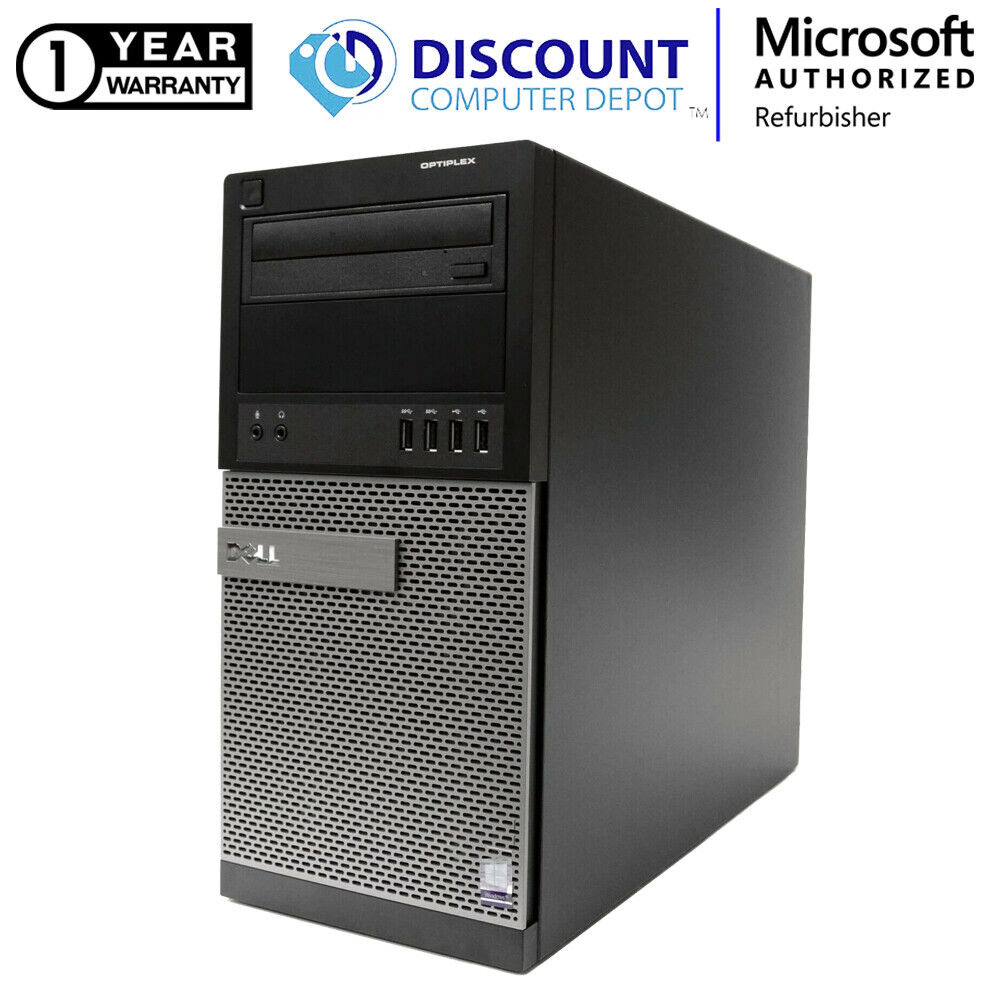 Dell Optiplex 9020 Tower i7 16GB 256GB SSD Desktop Computer Windows 10 Pro PC