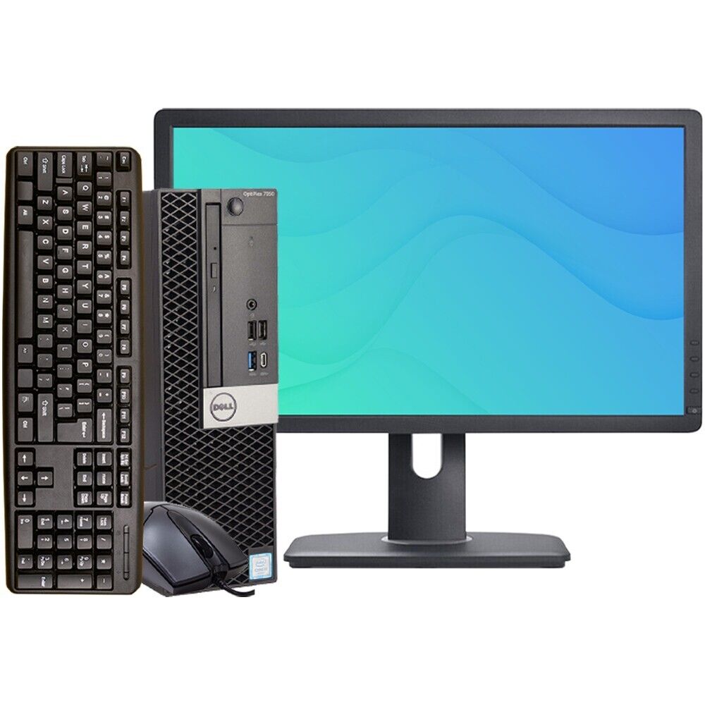 Dell i5 Desktop Computer PC 8GB RAM 256GB SSD 22″ LCD Windows 10 Pro