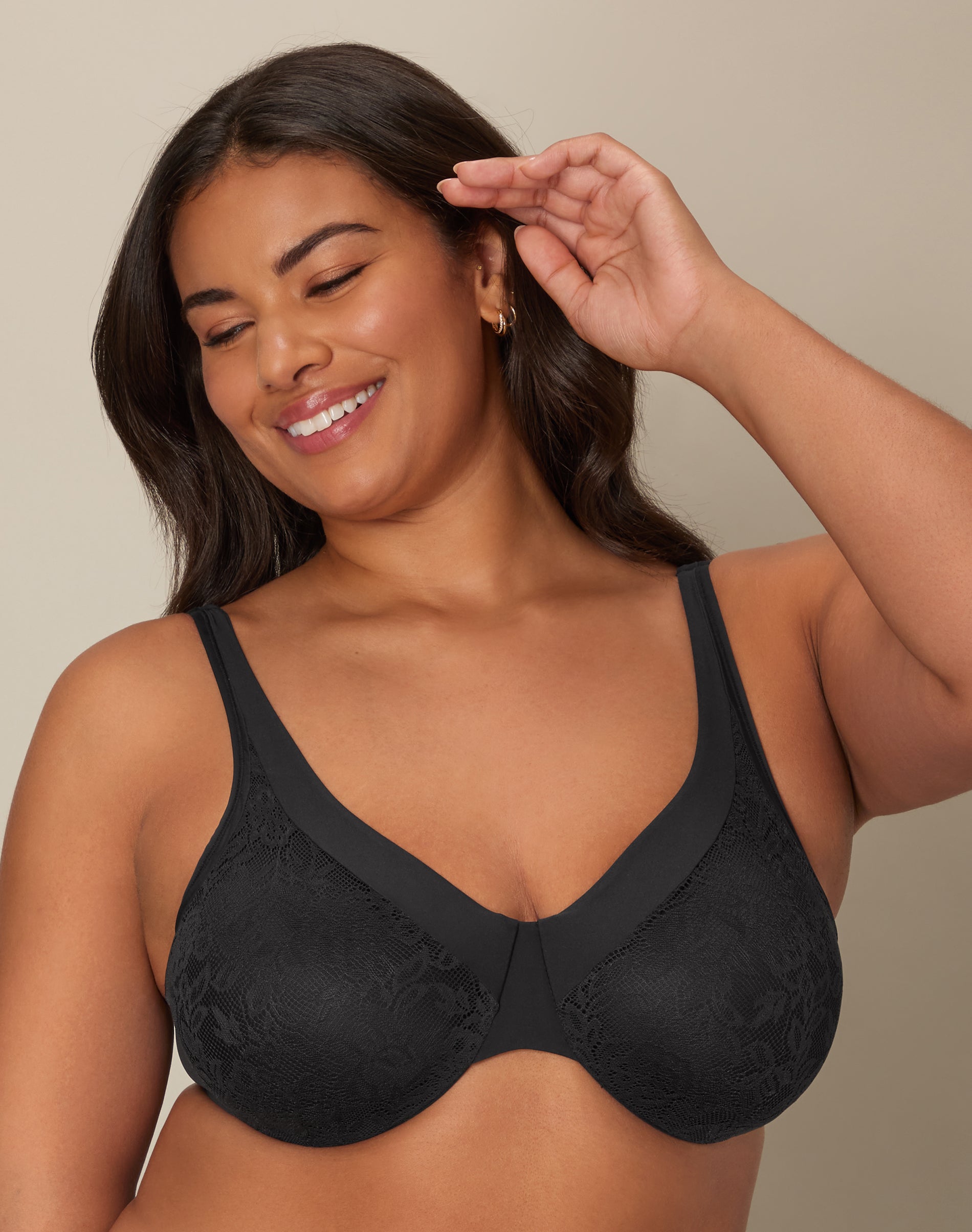 Playtex Secrets Ultra Soft No Poke Dreamwire Underwire Bra Black 38C Women’s Playtex Secrets Ultra Soft No Poke Dreamwire Underwire Bra Black 38C Women’s