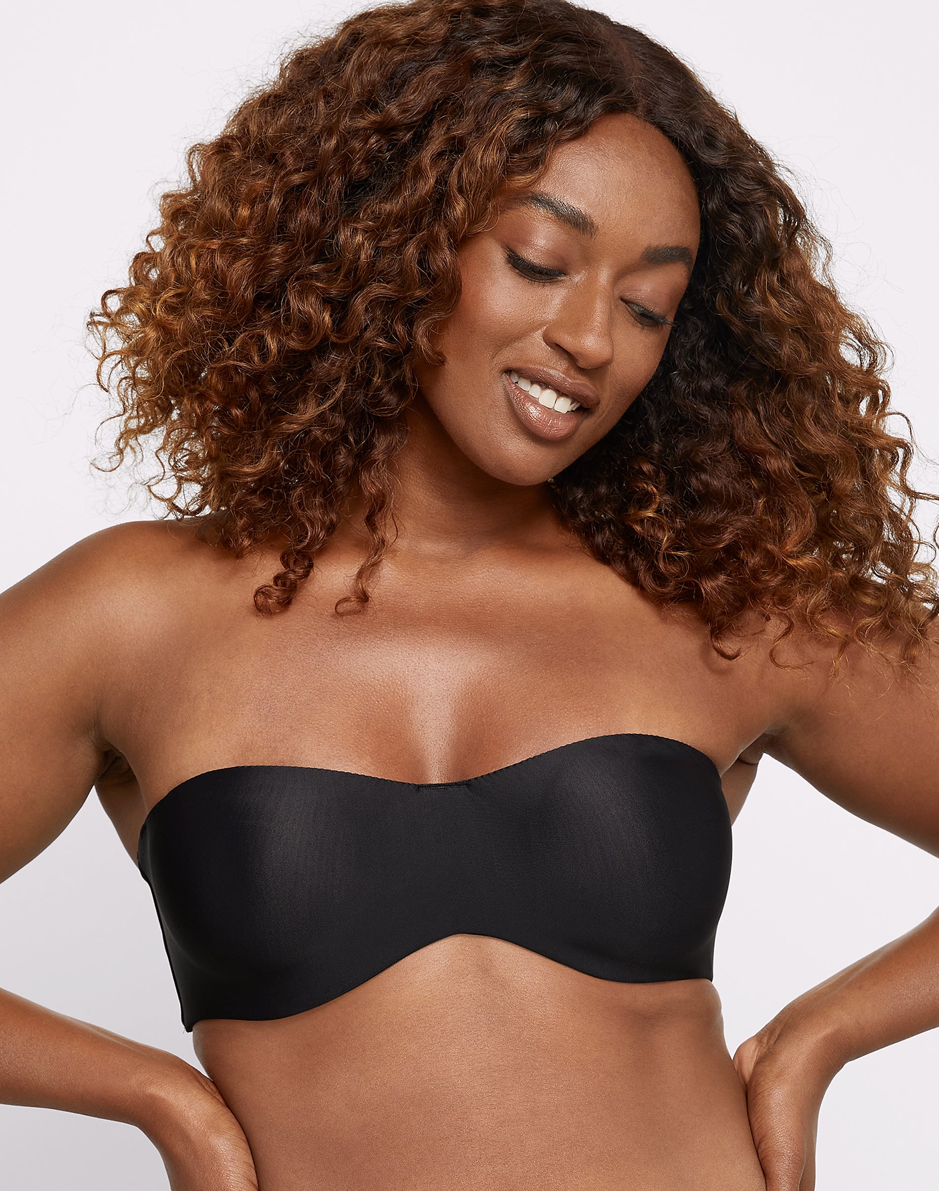 Lilyette by Bali Tailored Strapless Minimizer Bra Black 34DD Women’s Lilyette by Bali Tailored Strapless Minimizer Bra Black 34DD Women’s