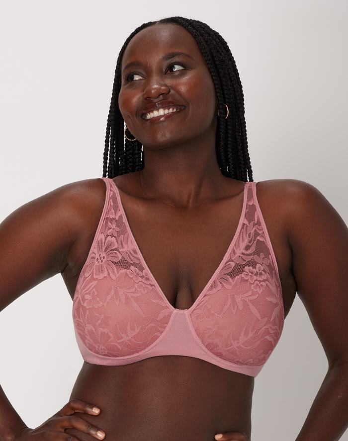 Bali Breathe Cotton Modal Wireless T-Shirt Bra Black XL Women’s