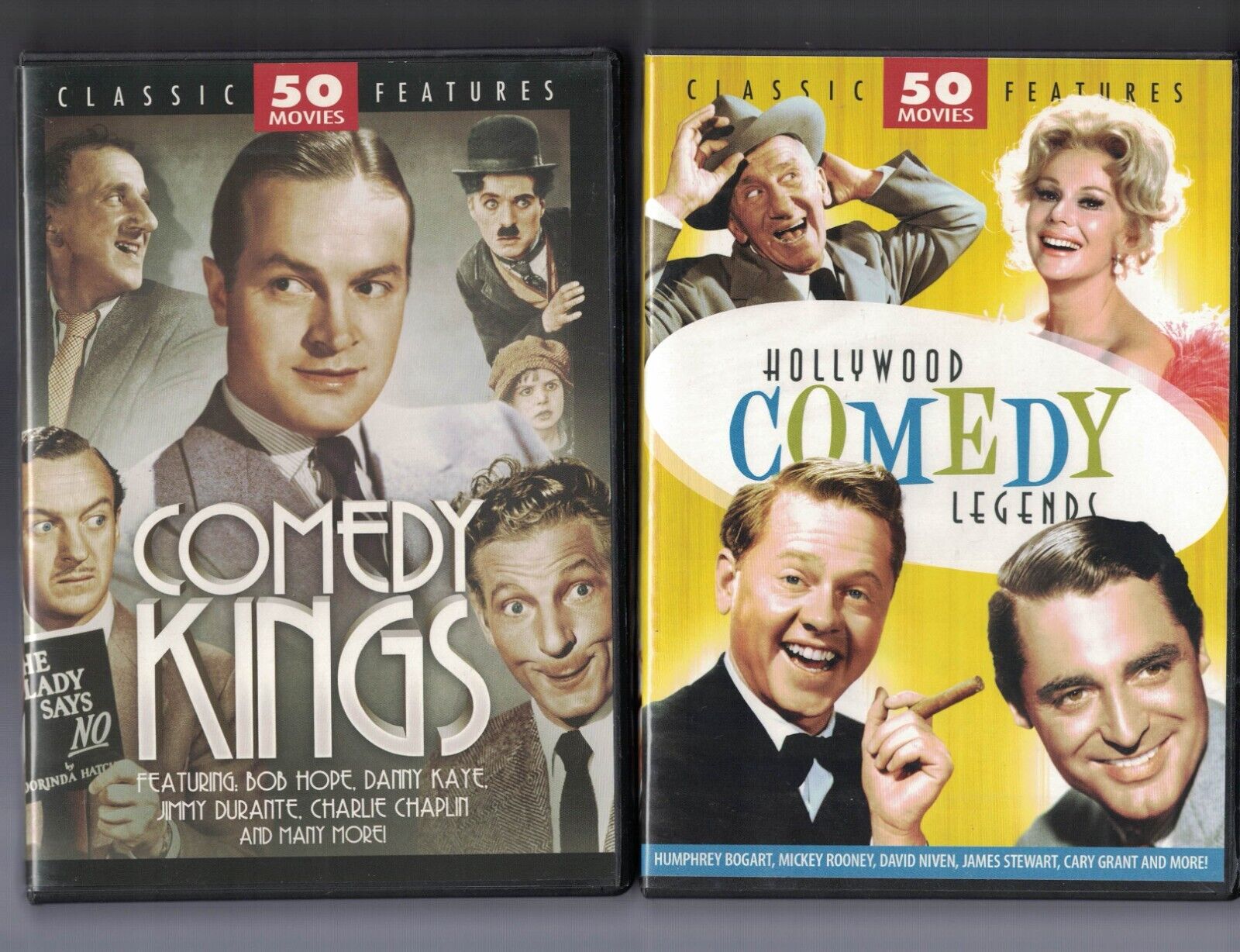 Hollywood Comedy Legends and Kings DVD 100 Movie Classics Lot of 2 Sets 24 discs