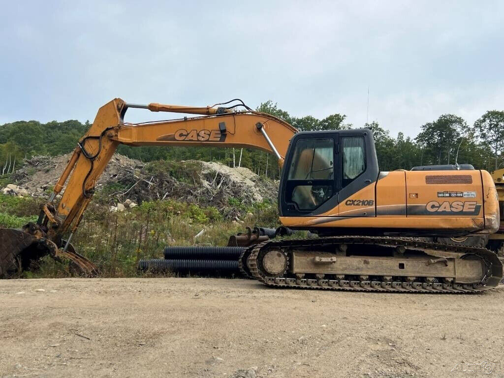 2007 Case CX210B Excavator 17,721 Hours Enclosed ROPS