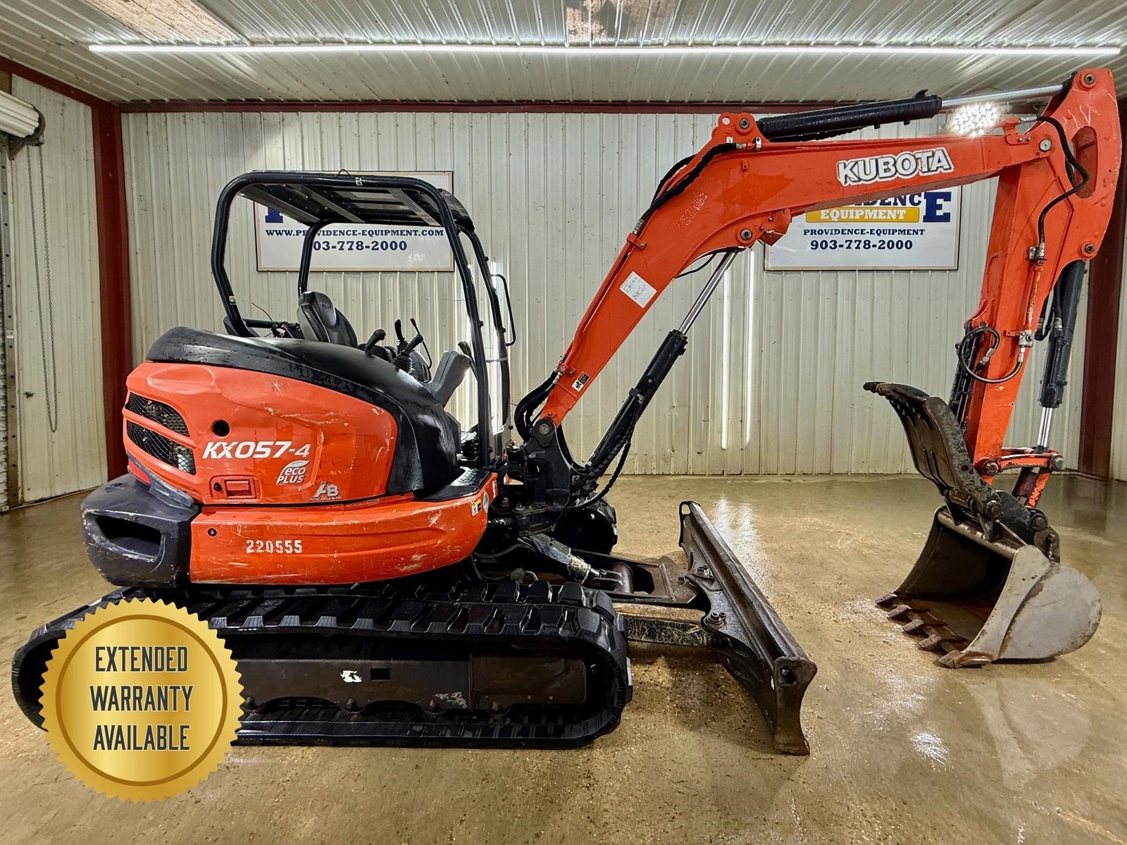 2019 KUBOTA KX057-4 OROPS STANDARD FLOW TRACK MIN COMPACT EXCAVATOR