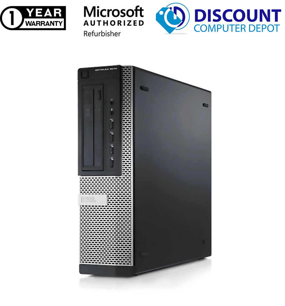 Dell Desktop Computer OptiPlex Intel Core i5 8GB 2TB HD DVD WIFI Windows 10 PC
