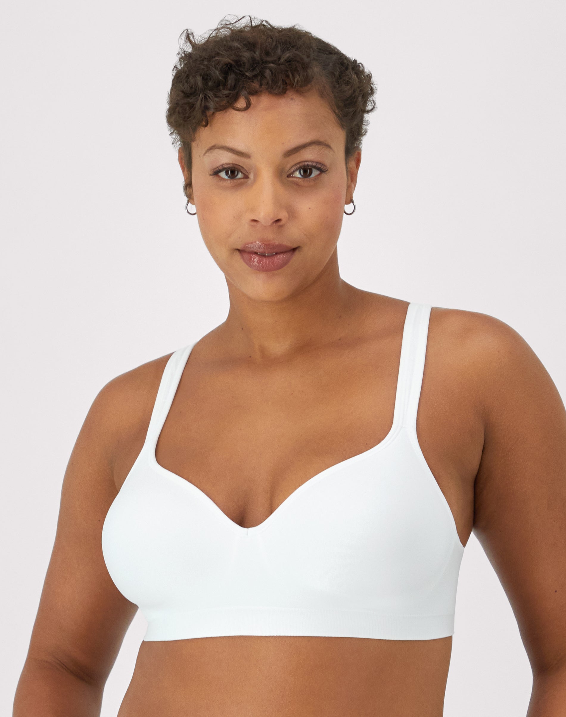 Bali Comfort Revolution Wireless Bra White 38DD Women’s