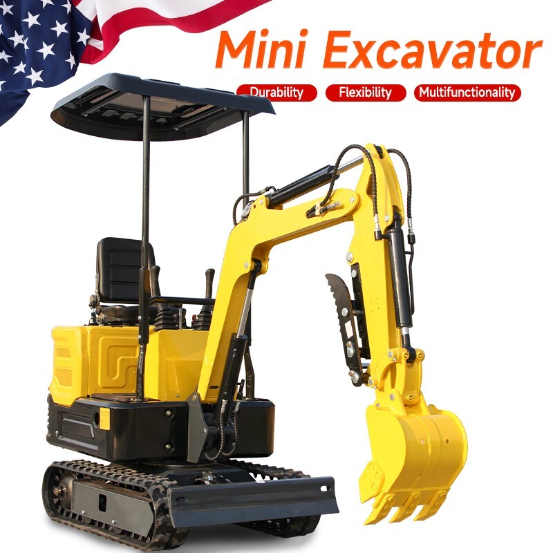 Brand New Mini Excavator 2000lbs Gasoline Multifunctionality Digger Garden USA