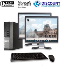 Dell OptiPlex Windows 10 Desktop Computer i3 3.50Ghz 8GB 250GB Dual 19″ LCD’s Dell OptiPlex Windows 10 Desktop Computer i3 3.50Ghz 8GB 250GB Dual 19″ LCD’s