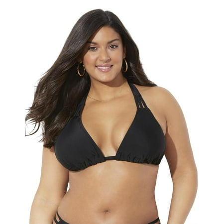 Swimsuits for All Women’s Plus Size Beach Babe Triangle Bikini Top Swimsuits for All Women’s Plus Size Beach Babe Triangle Bikini Top