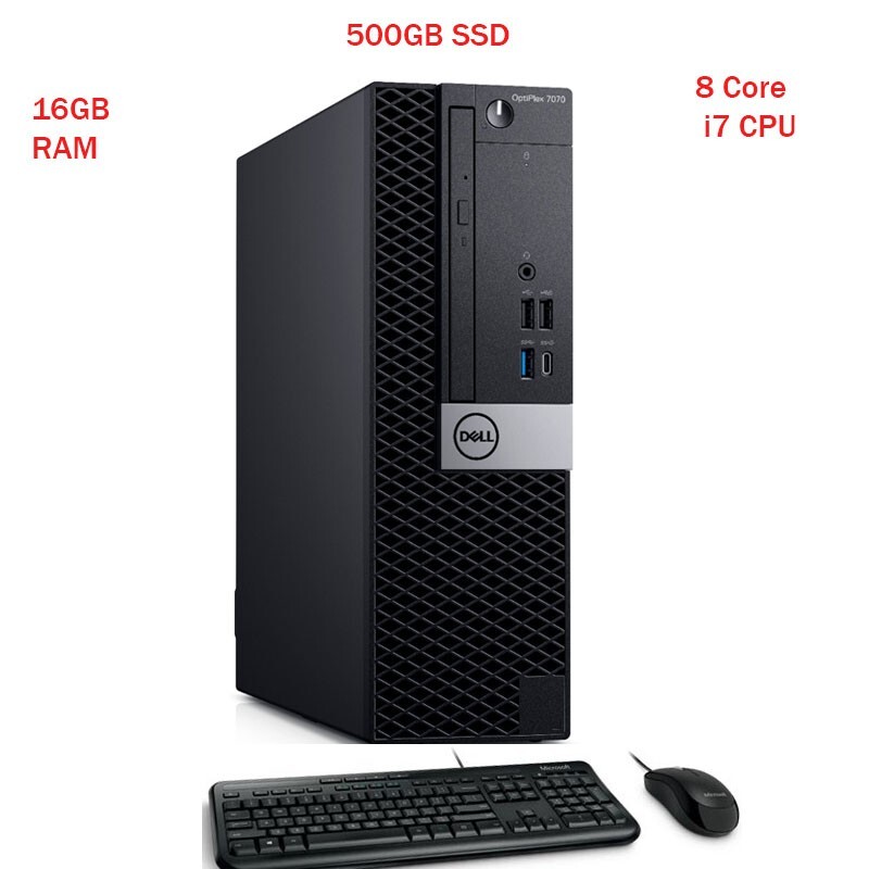 Dell Optiplex 5070 SFF Desktop i7-9700 16GB 500GB SSD Dell Optiplex 5070 SFF Desktop i7-9700 16GB 500GB SSD