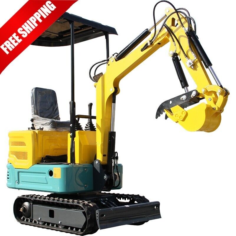 Free Shipping New 13.5 HP Hydraulic Thumb Mini Excavator Crawler Petrol For Sale