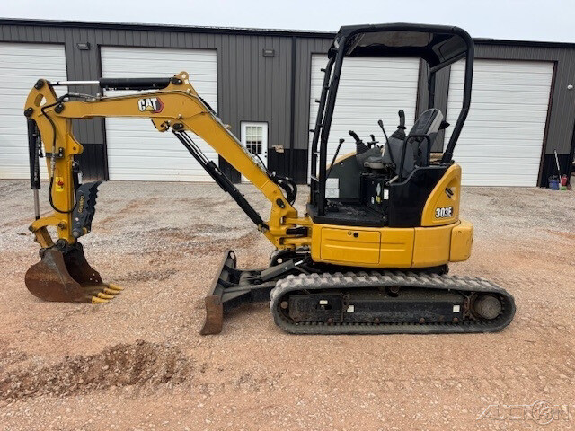 2020 Caterpillar 303E Mini Ex Excavator Trackhoe 1,125 Hours Cat 303