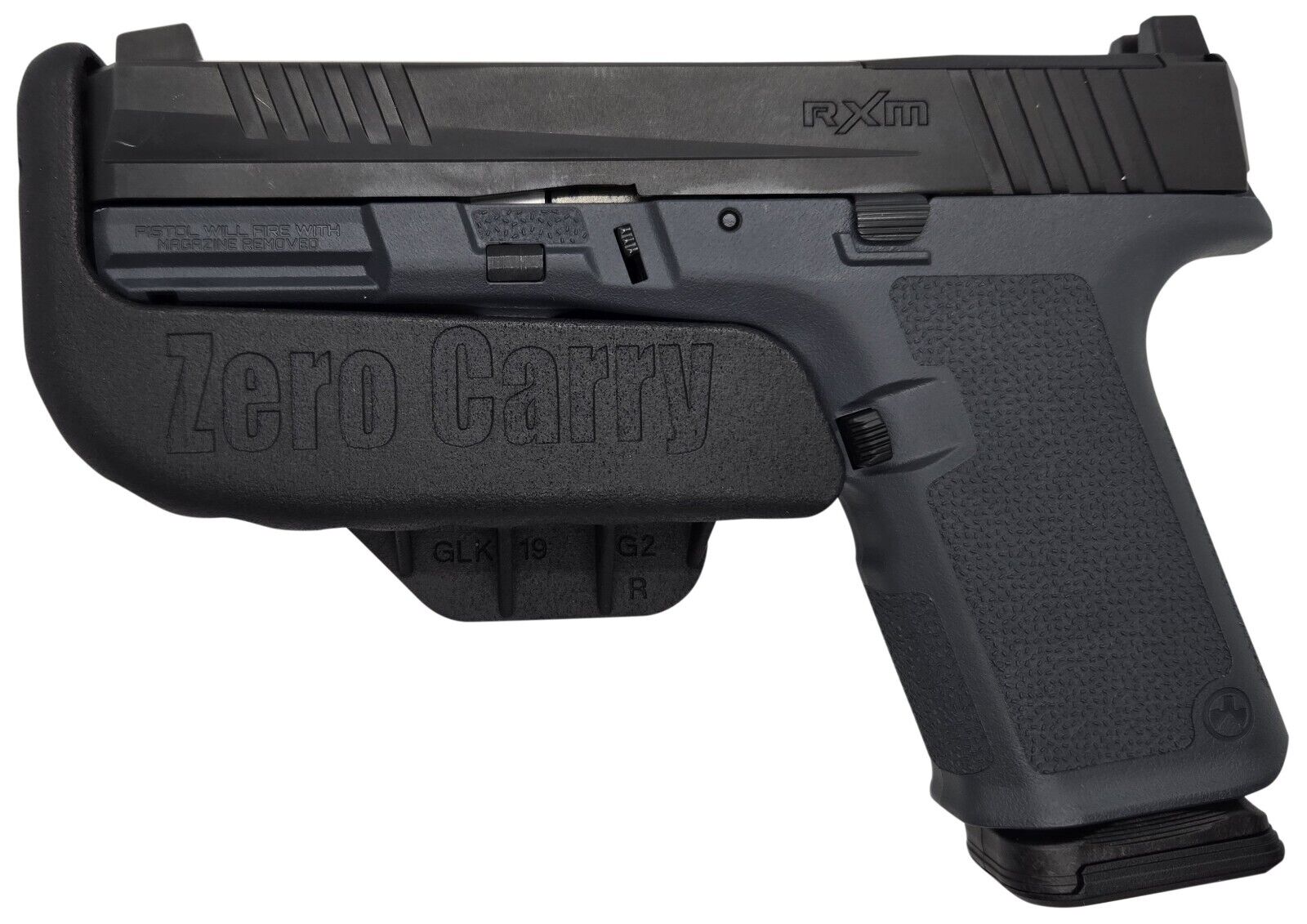RUGER RXM 4″ barrel Zero Carry Elite In Waistband Holster, IWB 4 concealed carry