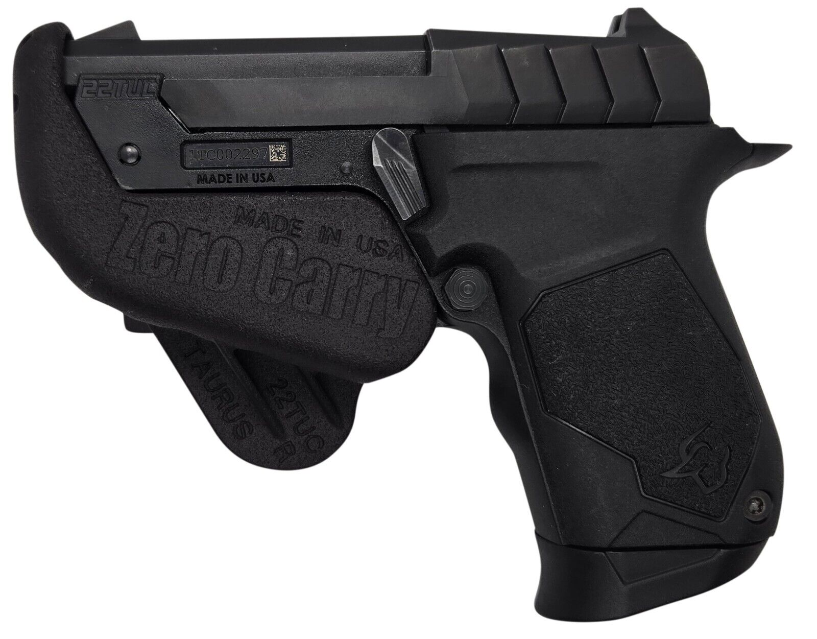NEW TAURUS 22TUC 22 LR Zero Carry Elite In Waistband Holster for concealed carry
