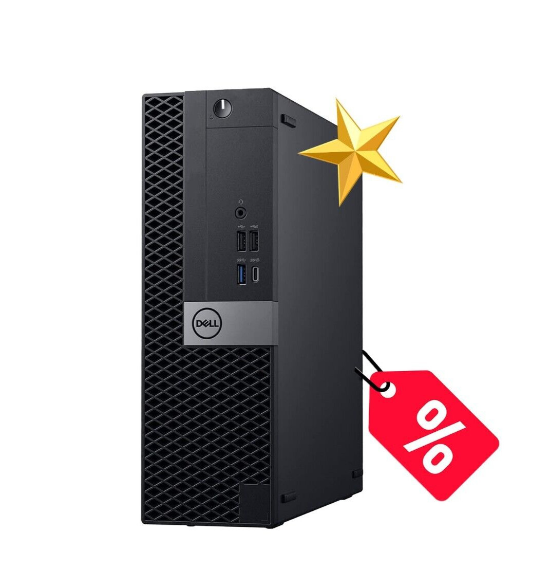 DELL SALE! Desktop Computer PC: Intel i5 6th Gen 8GB RAM 256GB SSD Windows Pro