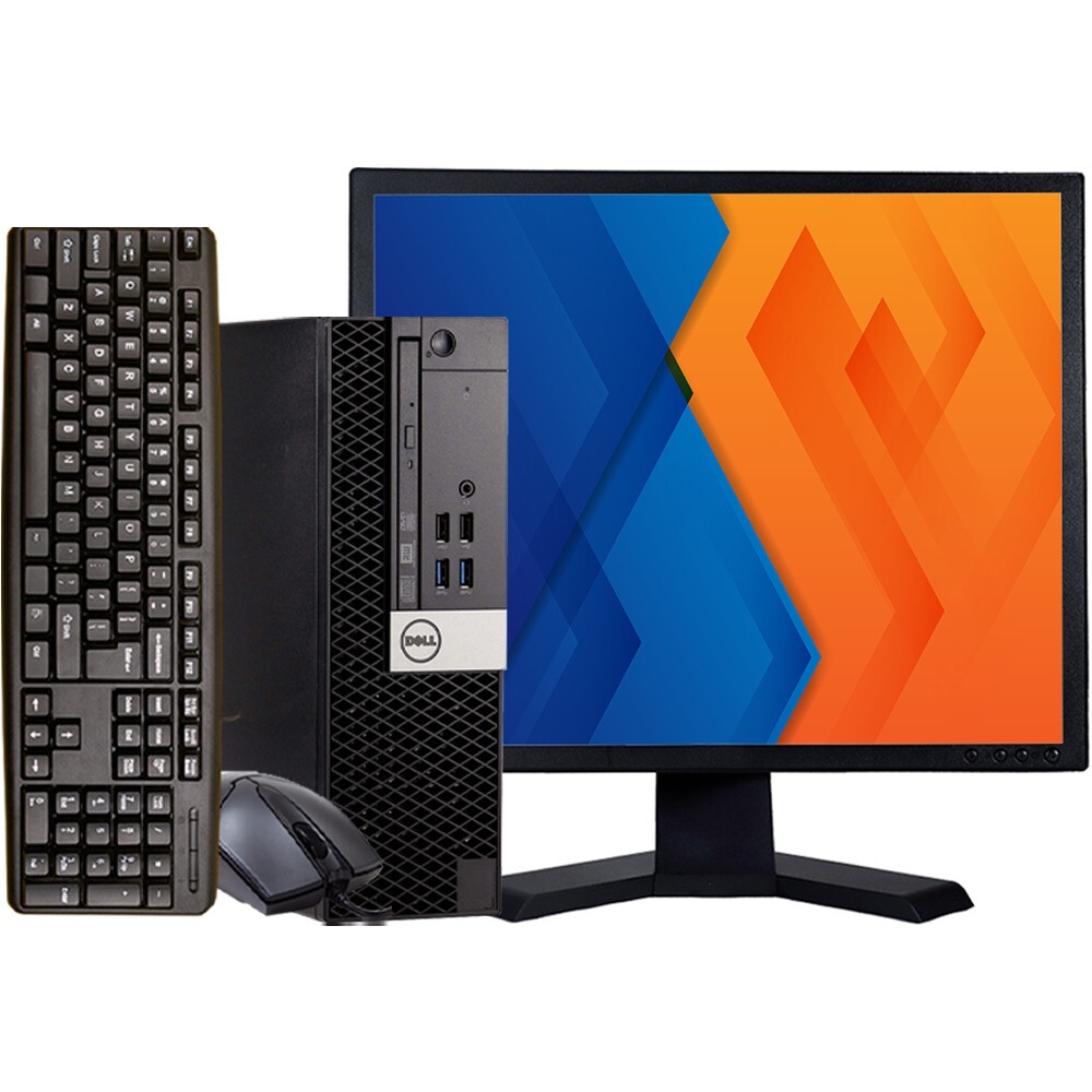 Dell SFF Desktop Computer 8GB RAM 500GB HD 19″ LCD Windows 10 PC Wi-Fi Dell SFF Desktop Computer 8GB RAM 500GB HD 19″ LCD Windows 10 PC Wi-Fi