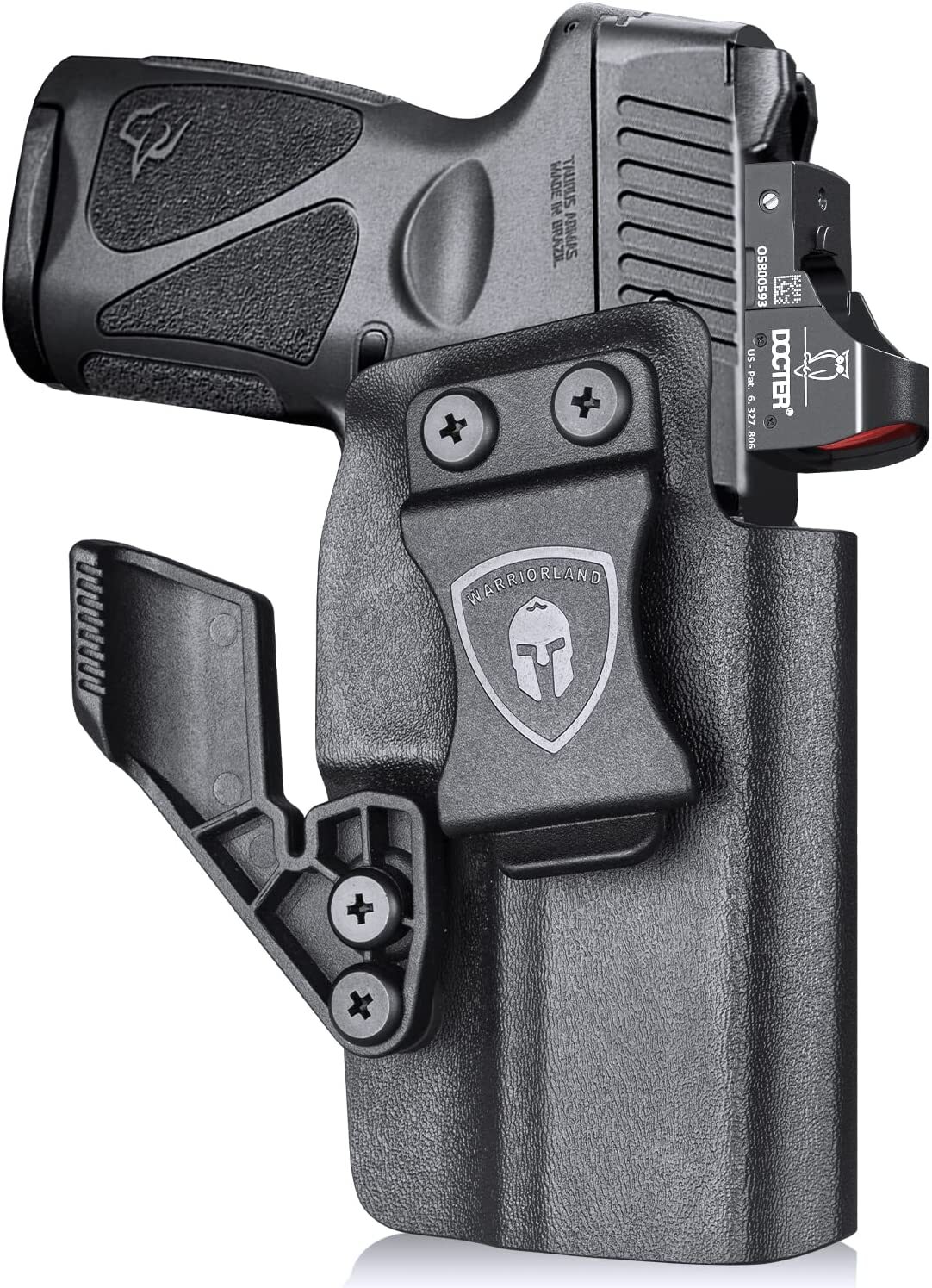 IWB Kydex Holster, Optic Cut & Claw, Compatible with Taurus G3 pistol Right Hand