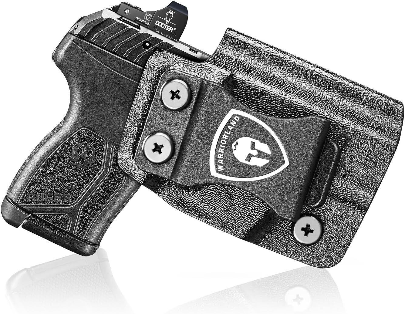 IWB Kydex Holster Optics Cut: Ruger LCP Max .380 Pistol Inside Waistband