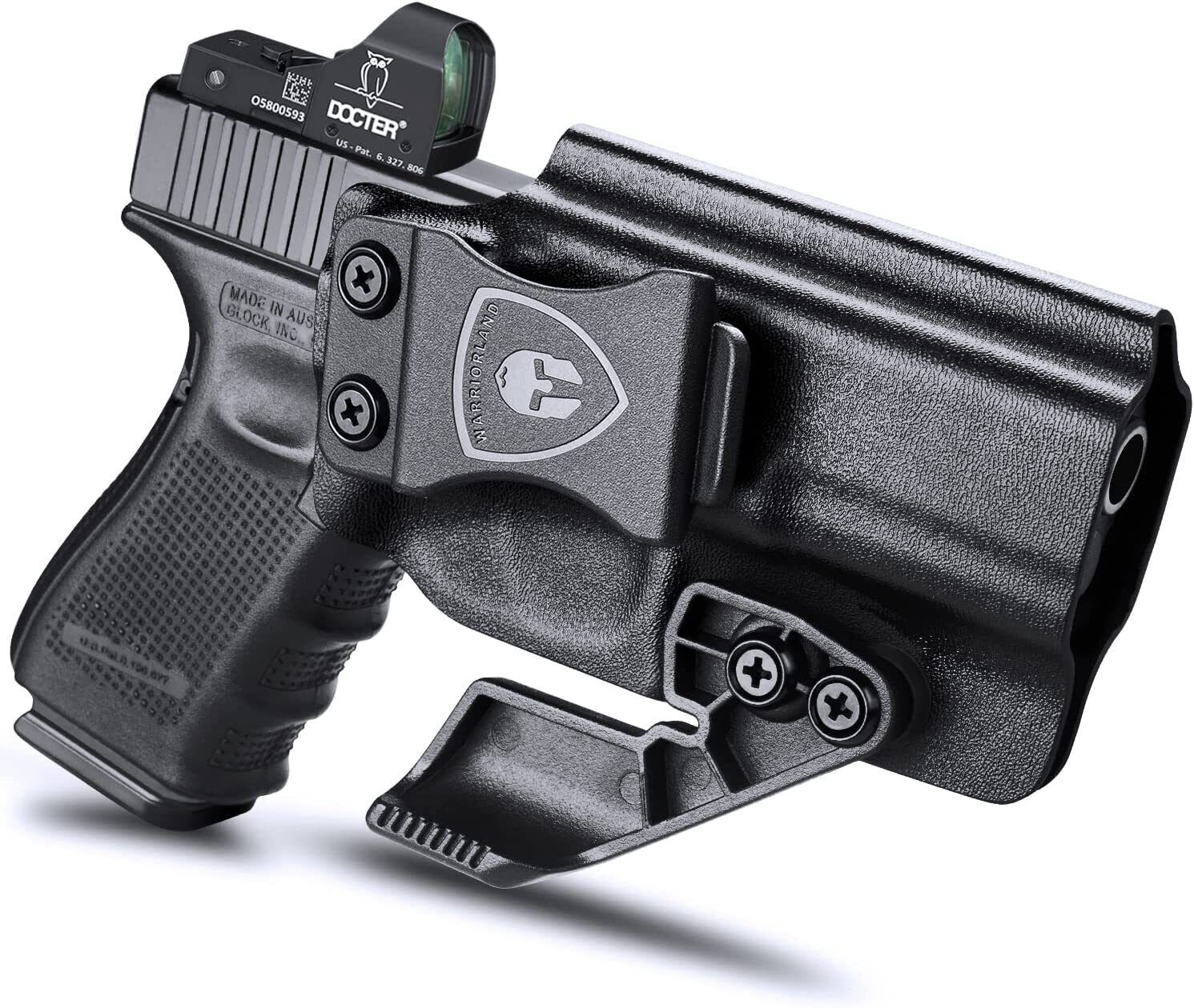 IWB Kydex Holster Fit Glock 17/19/19X 26/44/45 Gen(1-5)&Glock 23/32 Gen(3-4)