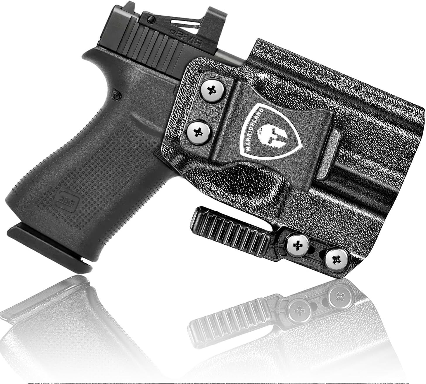 IWB Kydex Holster with Claw & Optic Cut For Glock 43/Glock 43X/Glock 43X MOS RH